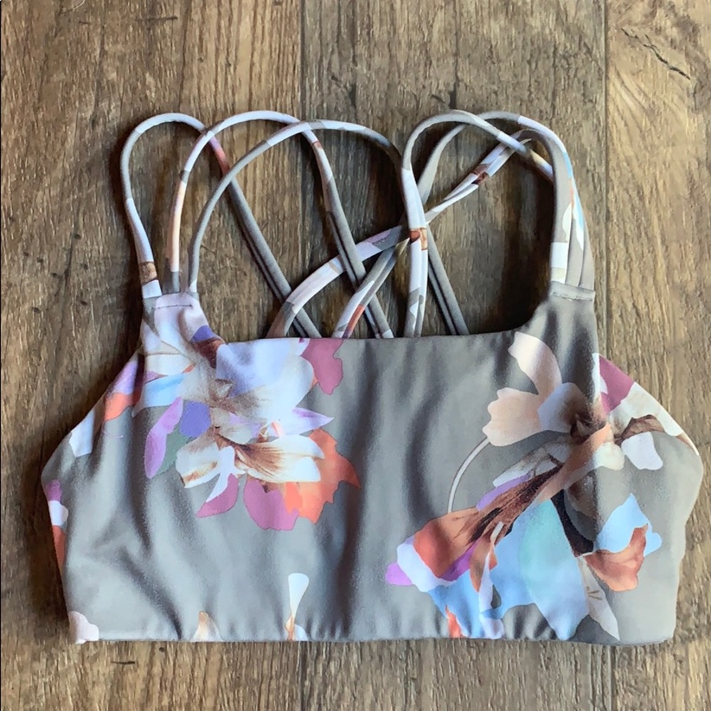 Athleta floral bra